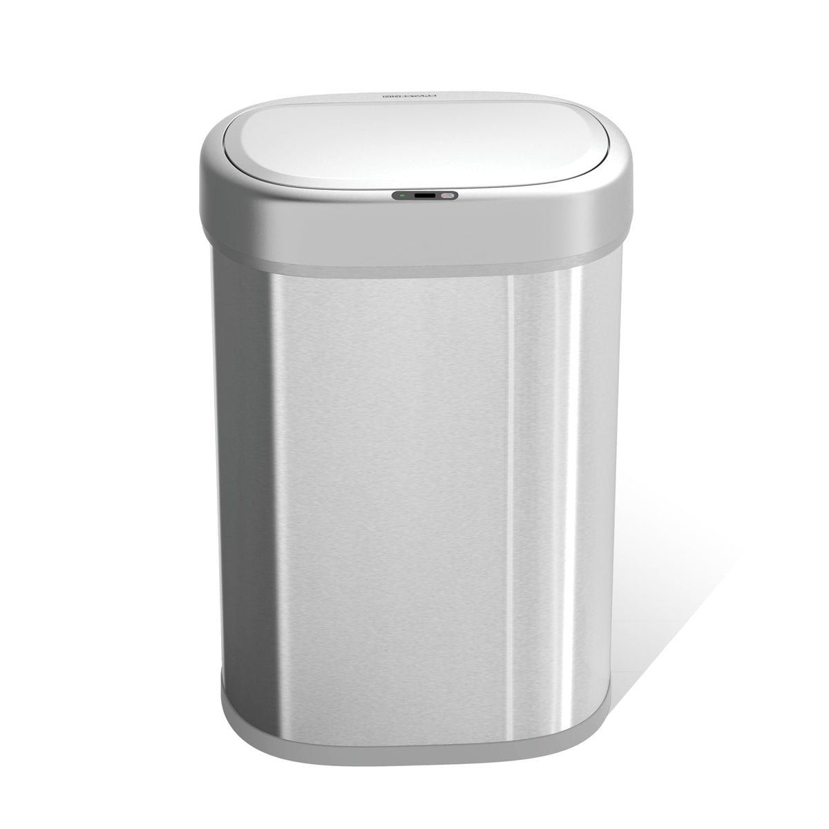Ninestars front view with silver lid showing hands-free convenience