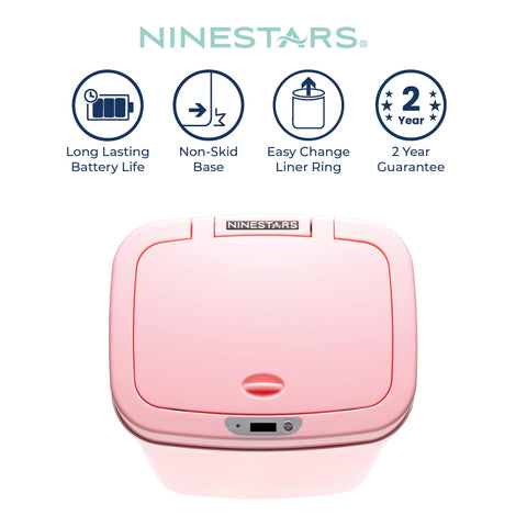 Ninestars in-use bathroom setting showing hands-free convenience