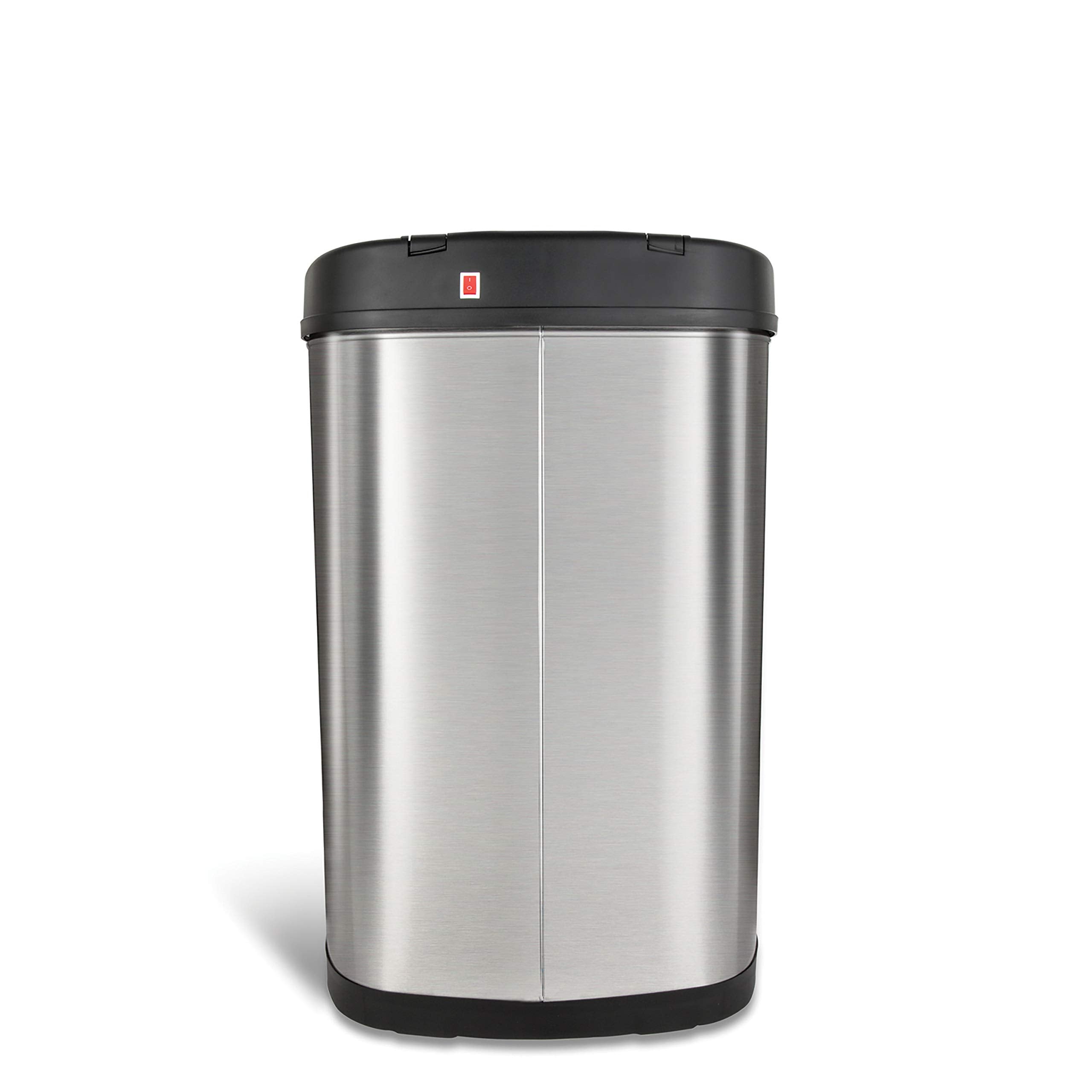 Ninestars in use tossing takeout box shows convenient touch-free benefit