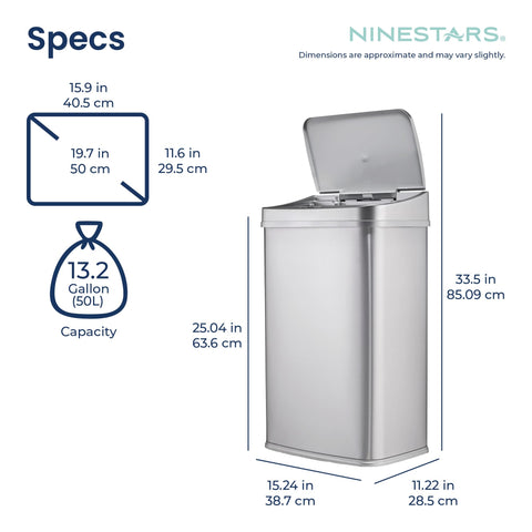 Ninestars placed next to kitchen island illustrating compact rectangular fit and modern style