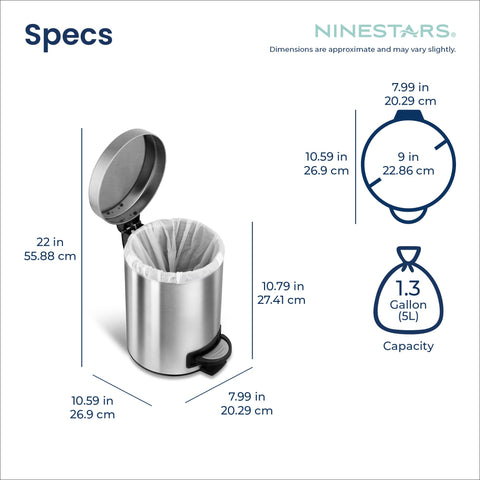 Ninestars lifestyle shot in kitchen showcasing coordinated bins and neat look