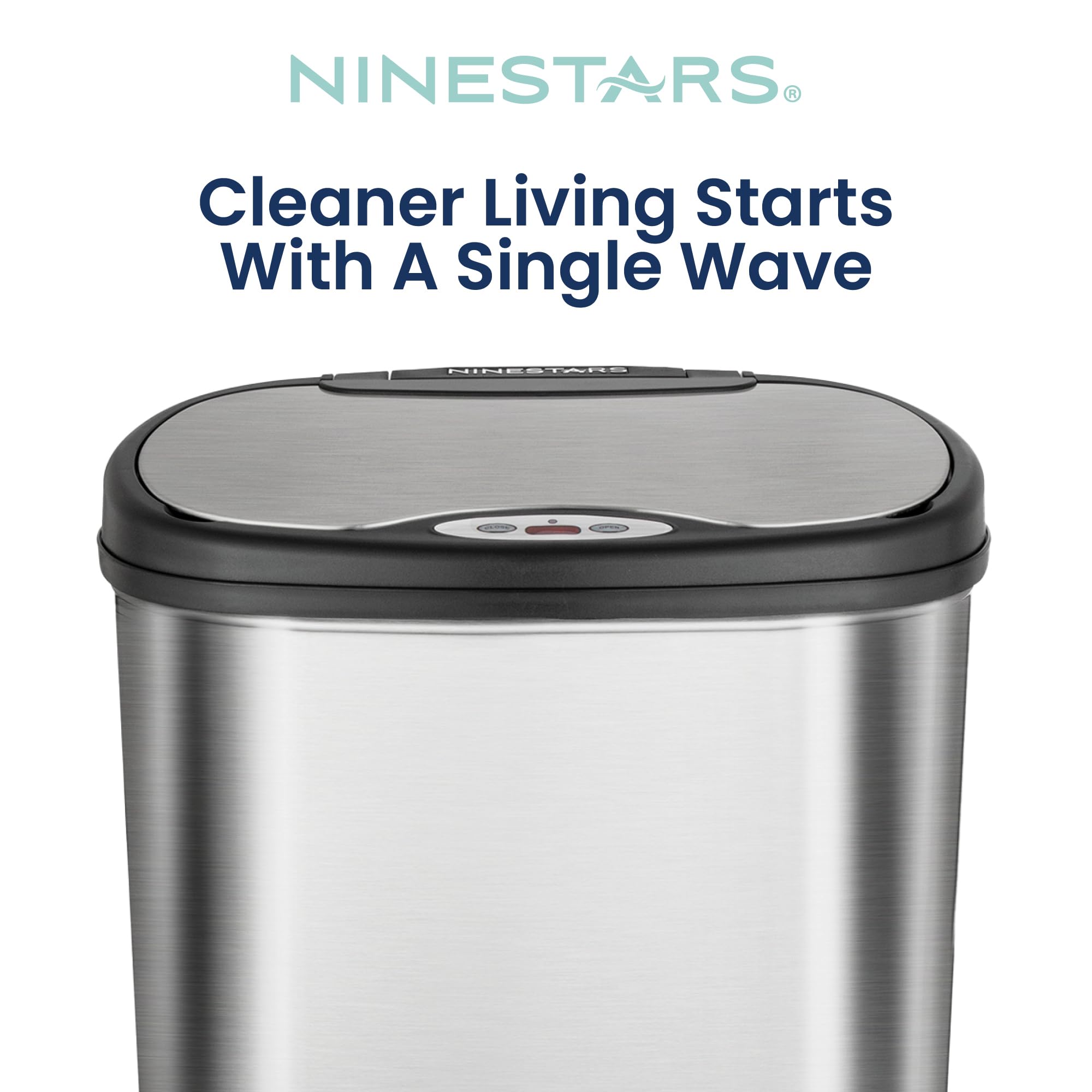Ninestars sensor panel close-up highlights responsive touchless benefit
