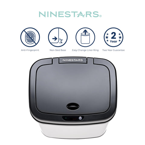 Ninestars soft-close lid sealing to trap odors and keep room smelling fresher