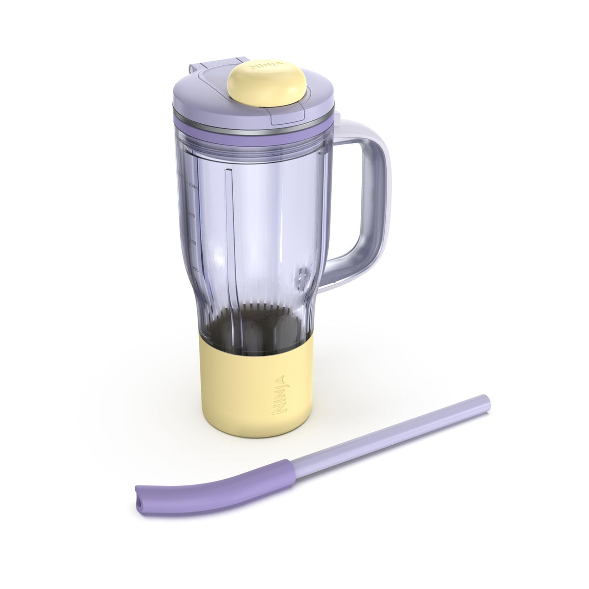 Ninja BlendBOSS front view of purple 26oz tumbler showing full design and capacity