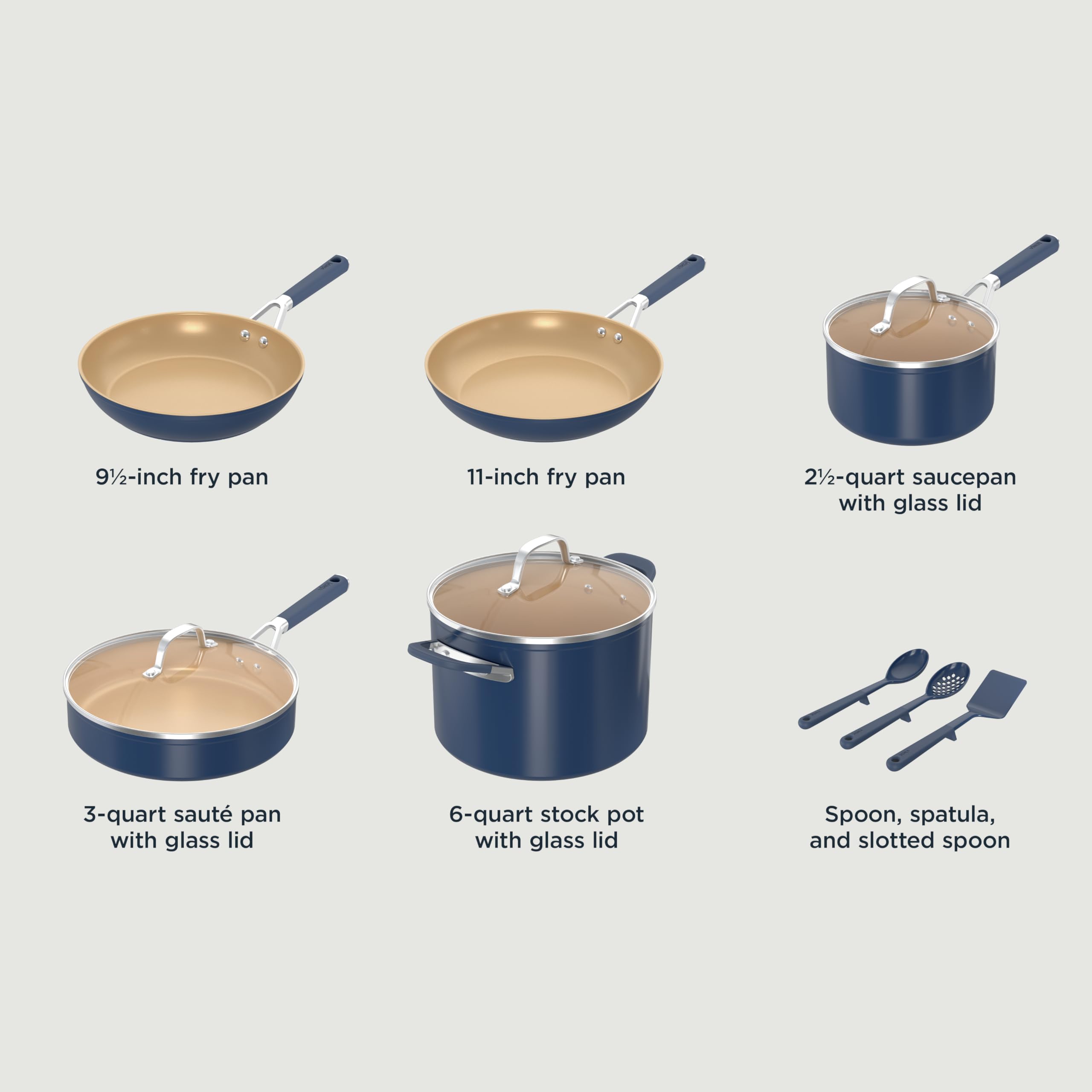 Ninja ceramic coating close-up highlighting smooth, low-oil cooking surface