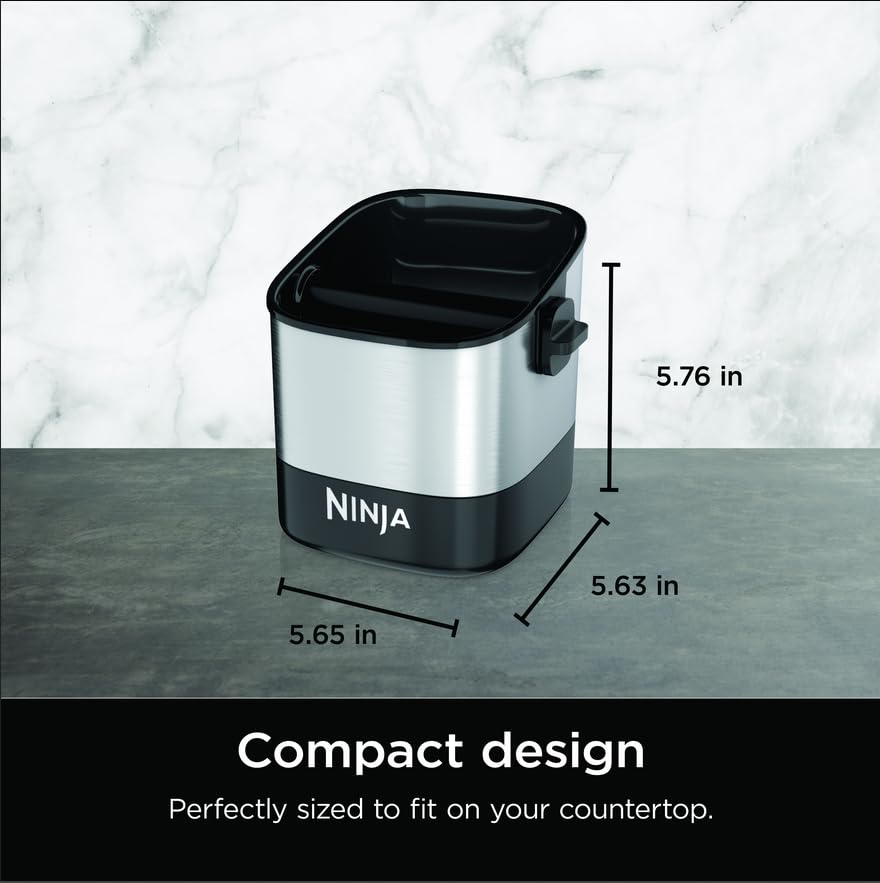 Ninja knock box on countertop in kitchen setting showing sleek aesthetic benefit