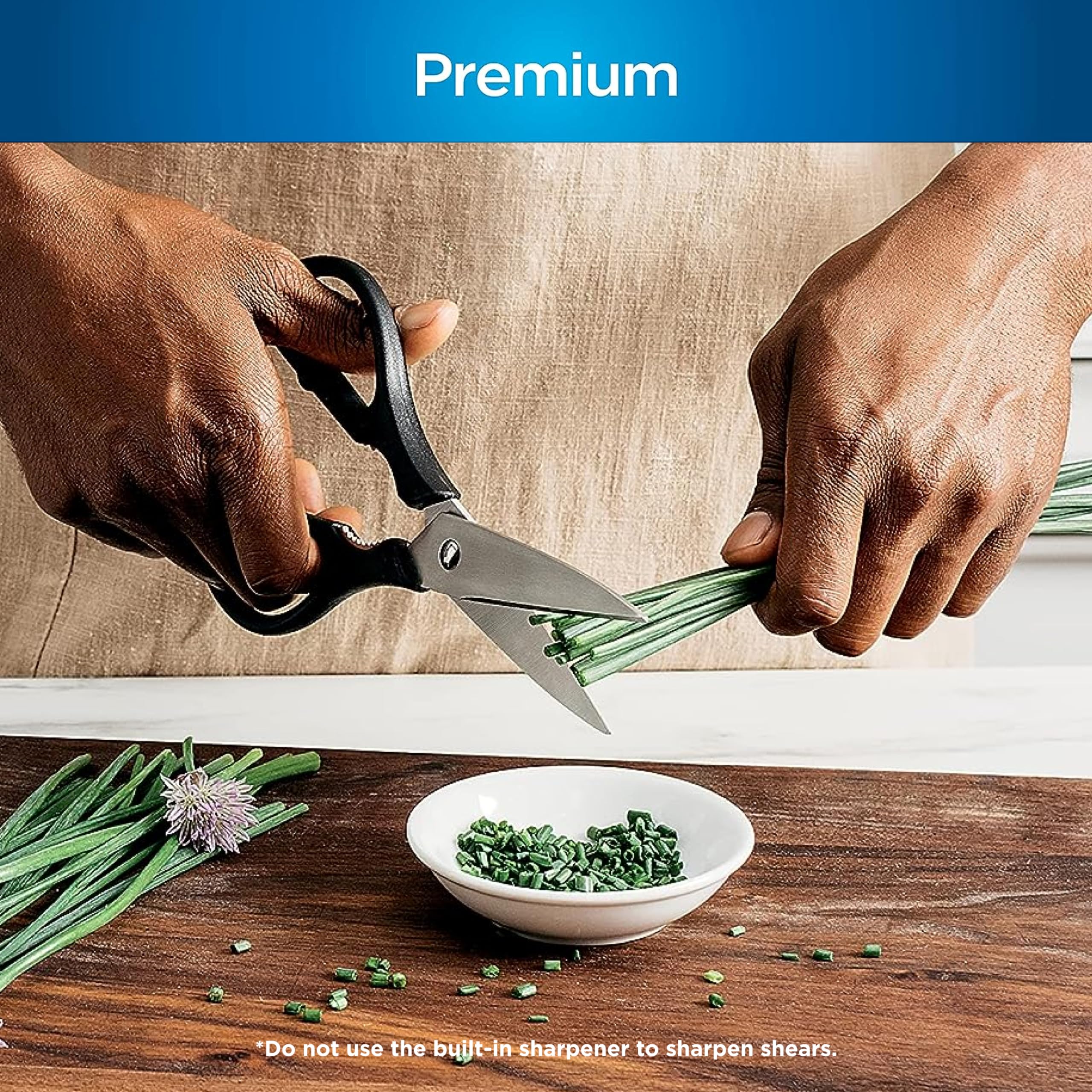 Ninja knife set in kitchen lifestyle scene showing practical everyday use