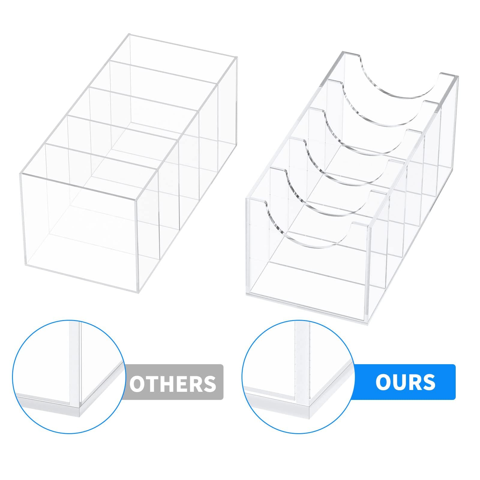 NIUBEE box storing belts with large buckles demonstrating fit flexibility