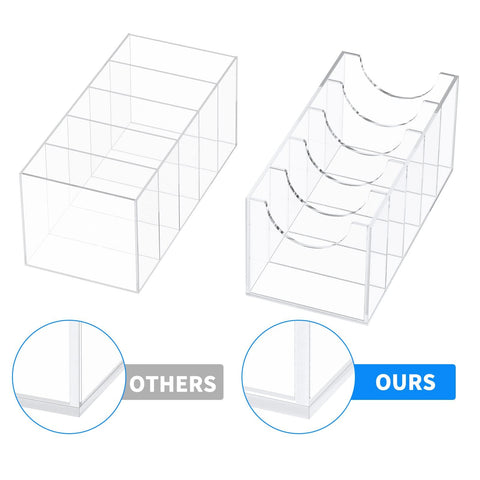 NIUBEE box storing belts with large buckles demonstrating fit flexibility