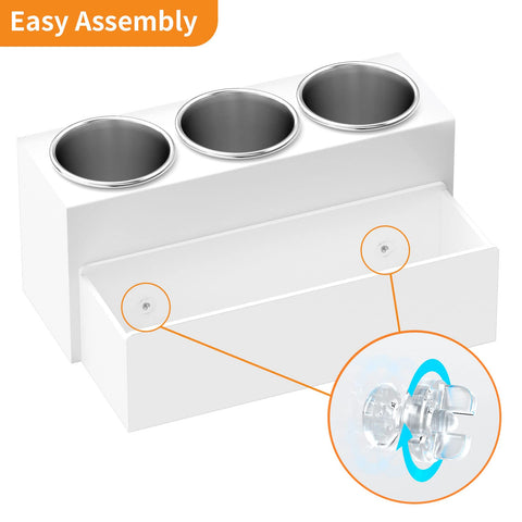 NIUBEE label and assembly detail showing simple tool-free setup and clear hardware