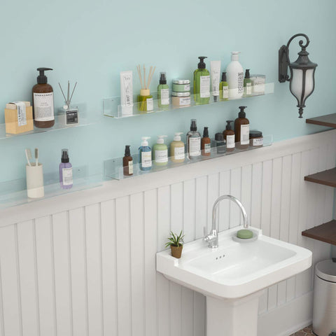 NIUBEE styled shelf with decor showing versatile display and tidy rooms