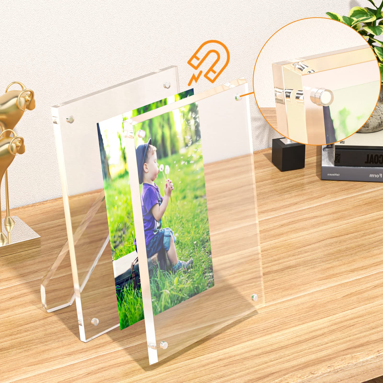 NIUBEE side profile thin border showcasing floating effect and minimal frame