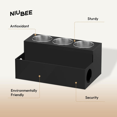 NIUBEE next to common styling tools showing compact-size and space-saving benefit