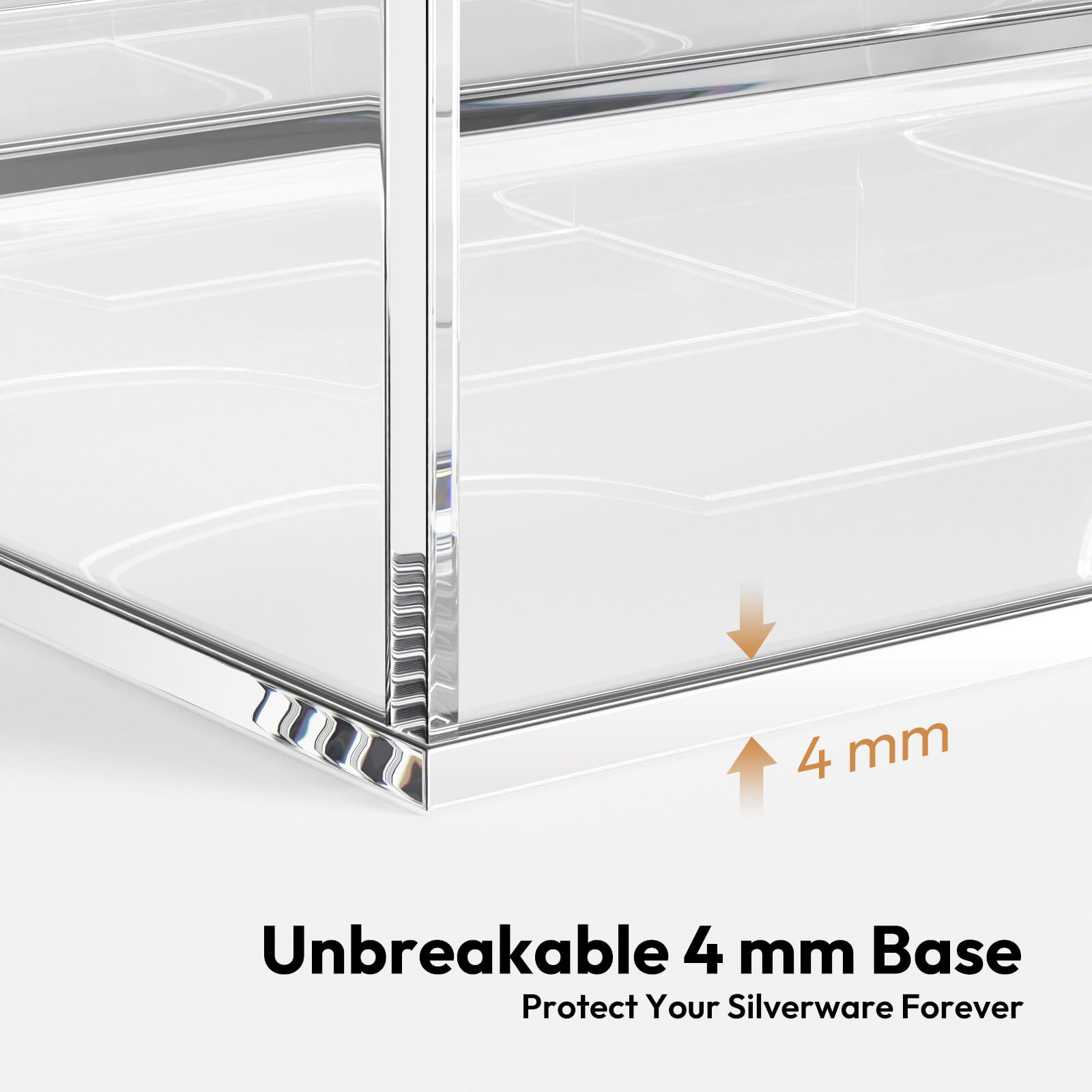 NIUBEE tray on kitchen counter illustrating stylish, clutter-free storage
