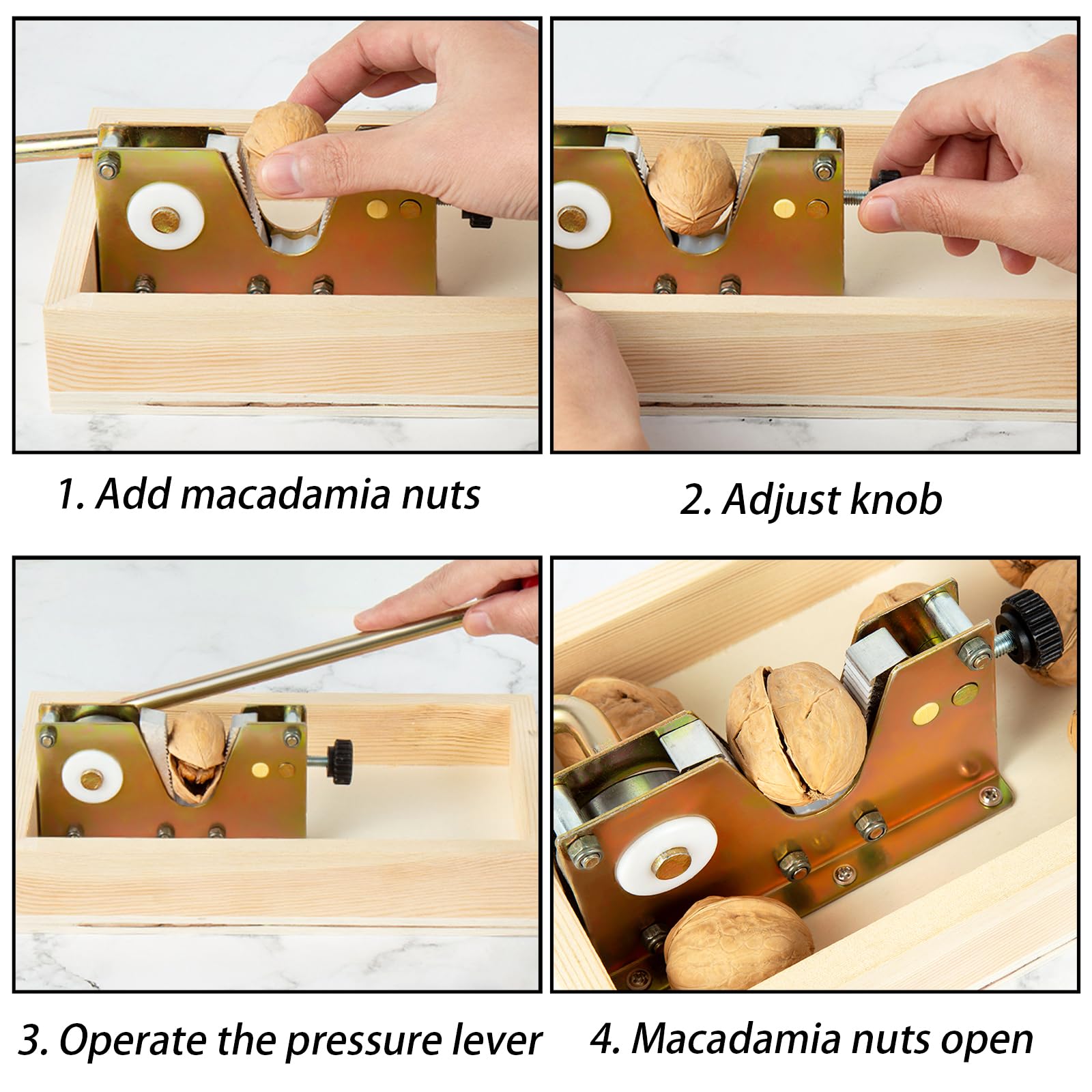 Nizodo stainless steel picks arranged to extract kernels without damage