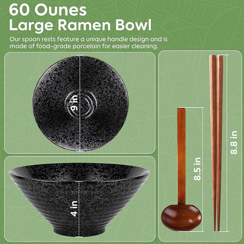 NJCHARMS spoon and chopsticks detail illustrating included utensils and convenience