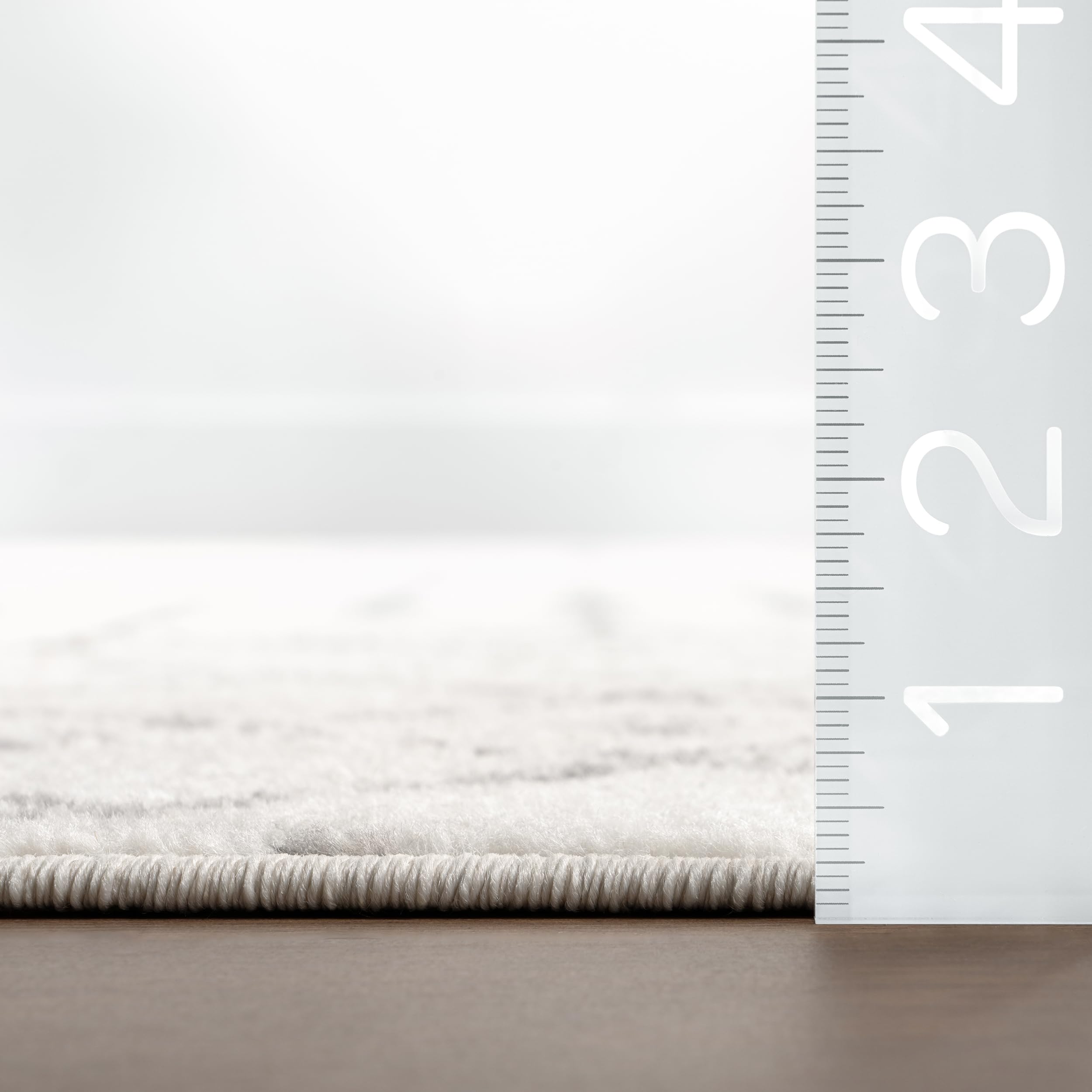 nuLOOM Blythe close-up of pile texture highlighting softness and easy cleaning