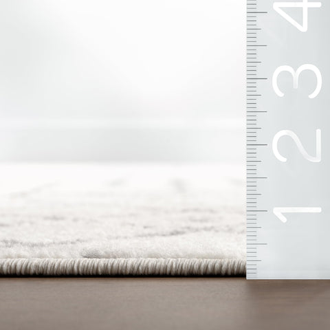 nuLOOM Blythe close-up of pile texture highlighting softness and easy cleaning