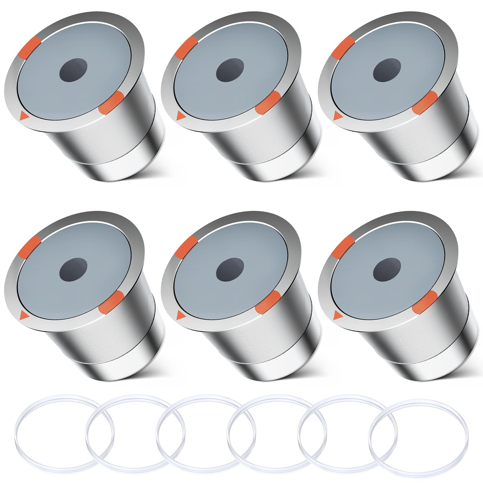 NOALTO front packaging shows six reusable K-Cups and compatibility info for convenience