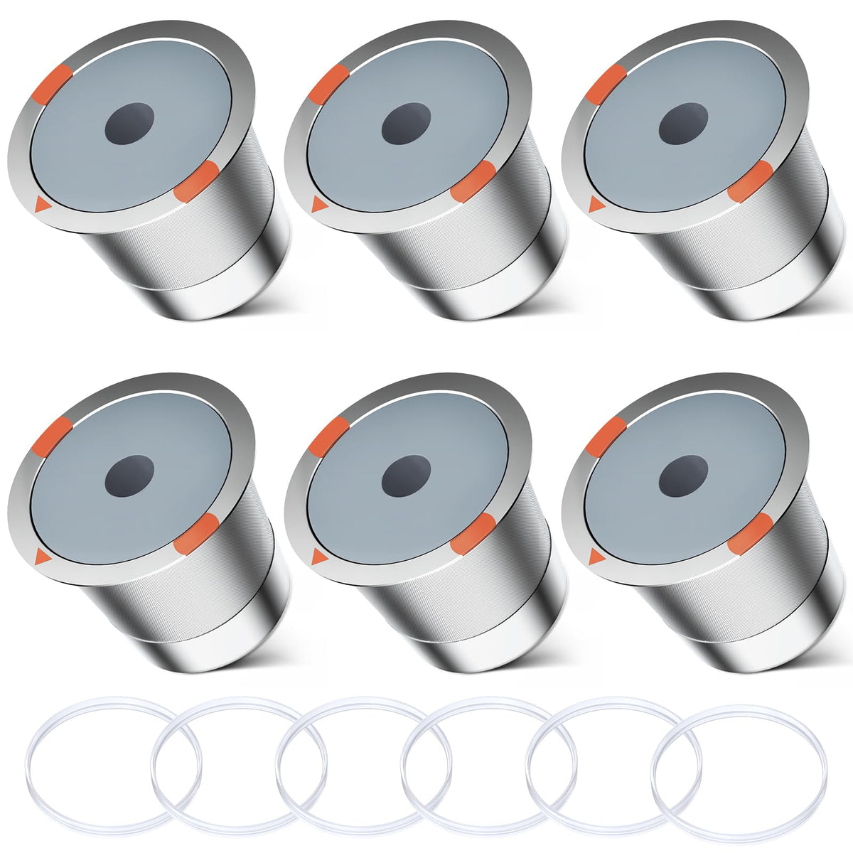 NOALTO front packaging shows six reusable K-Cups and compatibility info for convenience