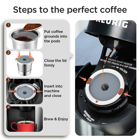 NOALTO size comparison next to a coffee scoop for accurate portioning and scale