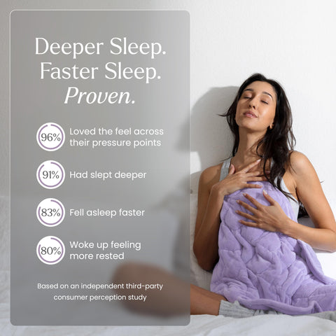 nodpod Body draped on sofa while person relaxes, illustrating use for lounging
