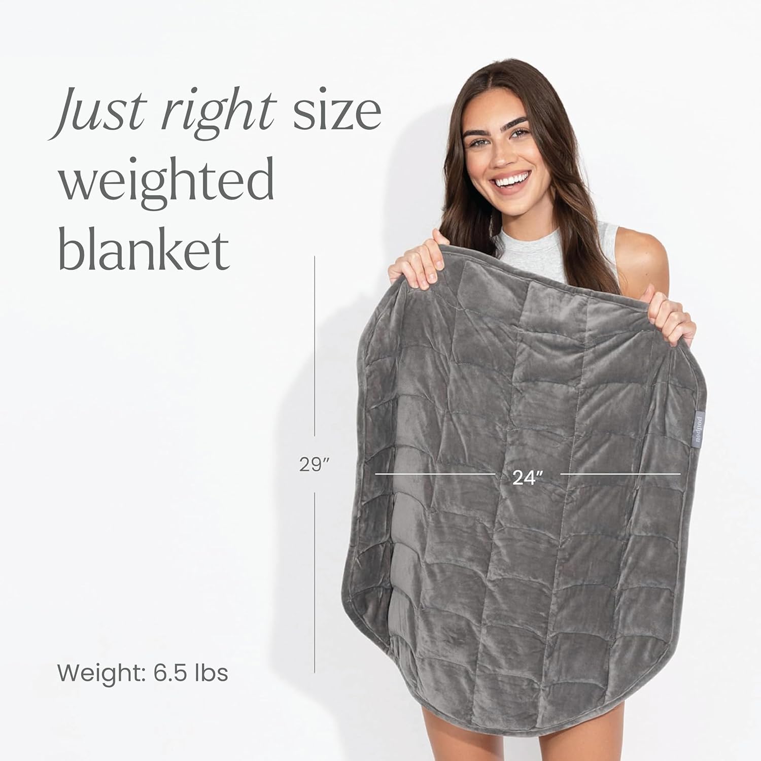 nodpod Body reversible fabric close-up highlighting soft cotton and microfleece