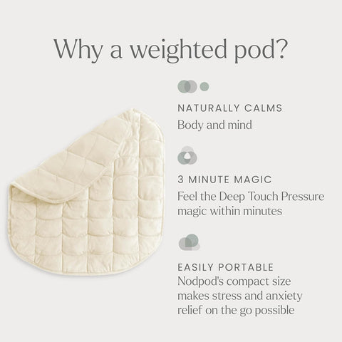 nodpod interior glass beads detail showing even weight distribution benefit