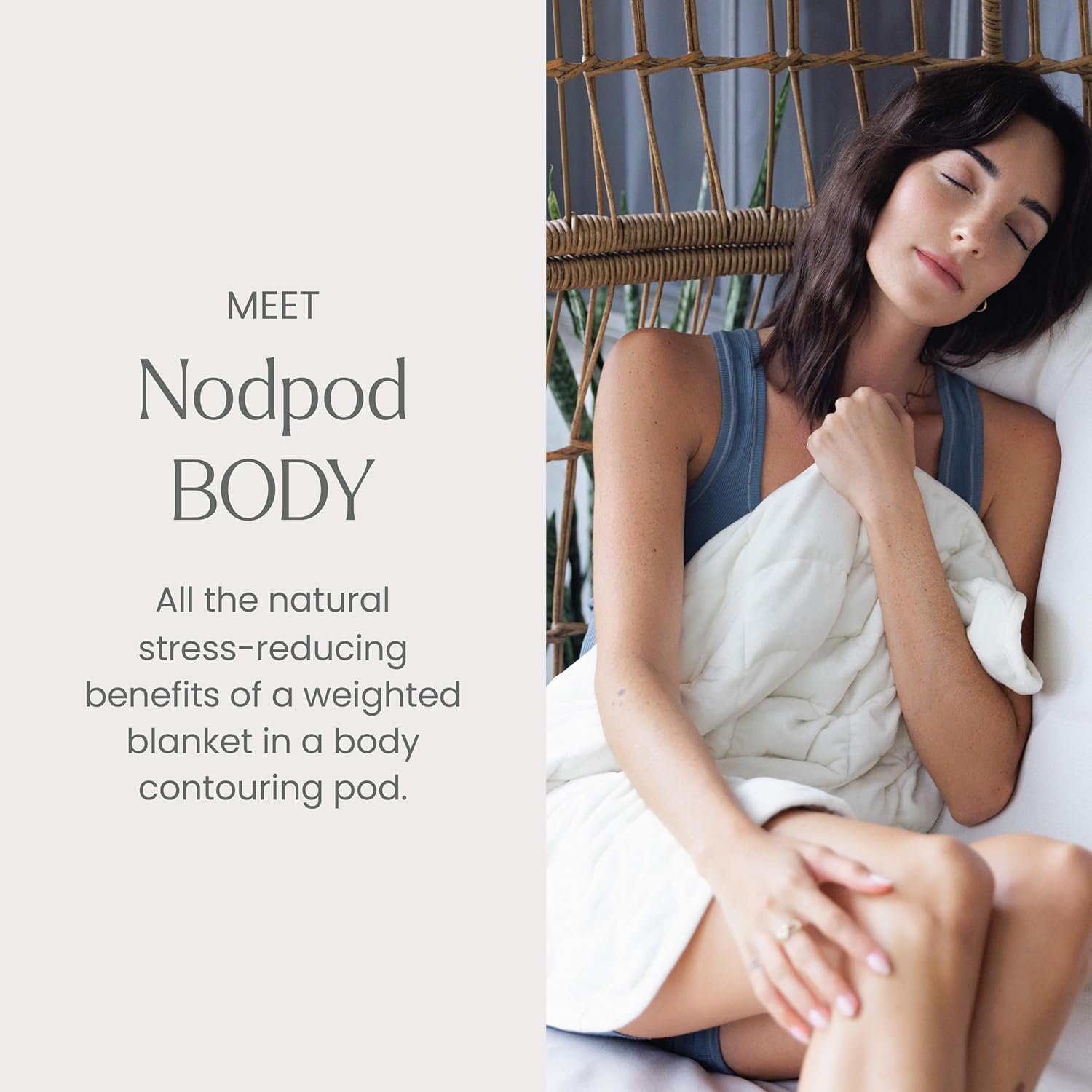 nodpod warm microfleece close-up highlighting plush surface and cozy feel