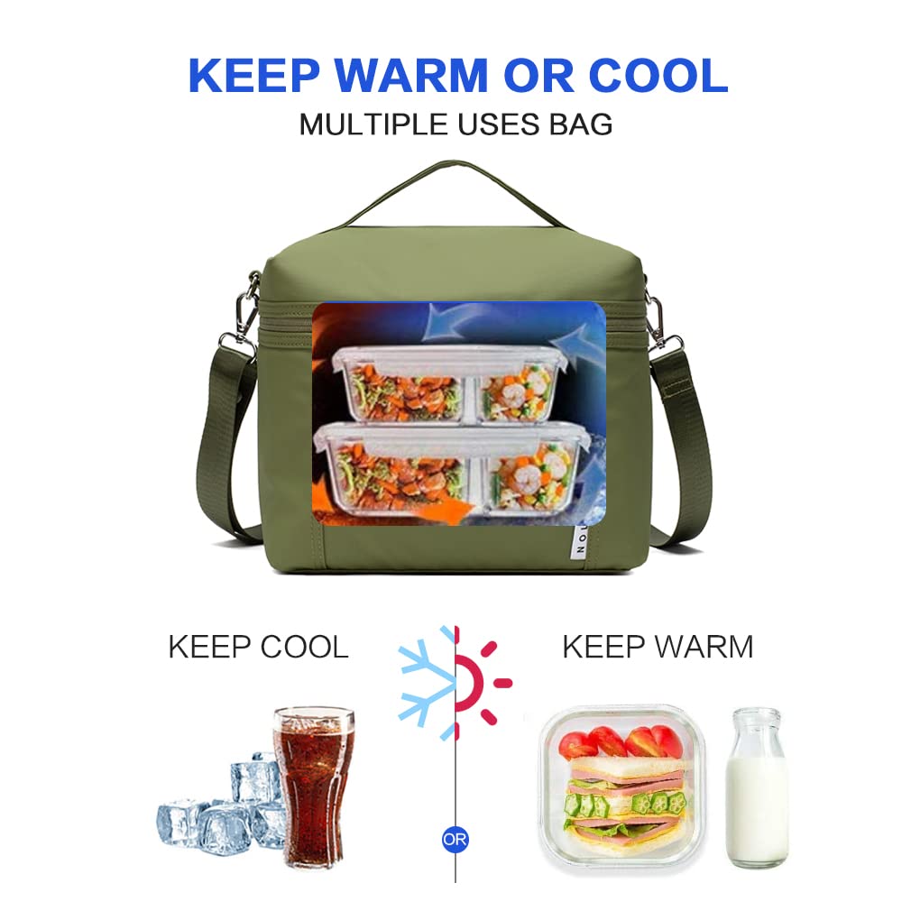 NOL front pocket open revealing quick-access storage for keys and napkins