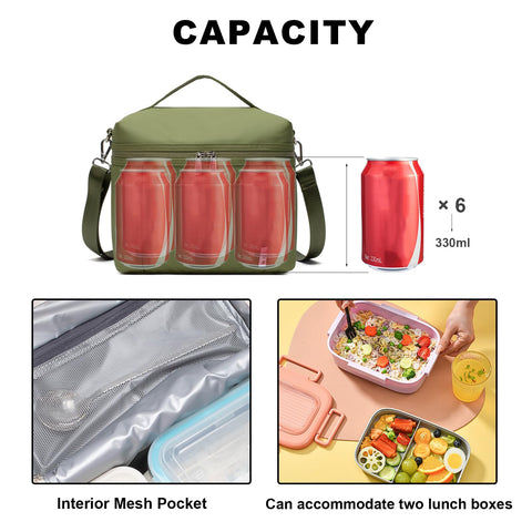 NOL lunch bag in picnic setting demonstrating portable, stylish use outdoors