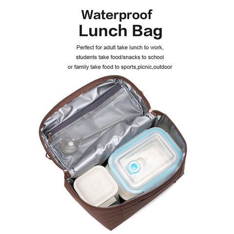 NOL front insert pocket with utensils for quick access benefit