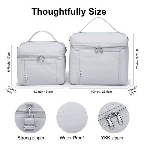 NOL interior PEVA lining visible and easy wipe-clean benefit