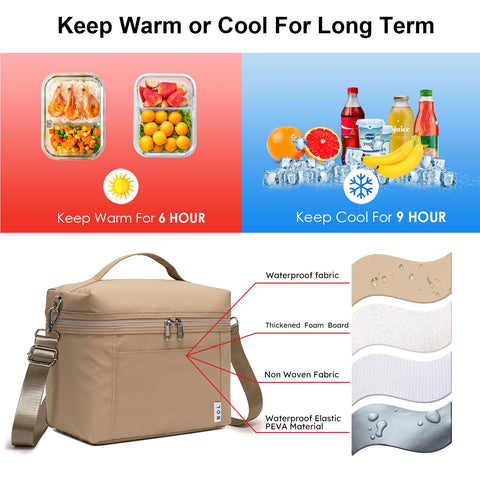 NOL khaki interior mesh pocket holding phone and napkin for neat organization