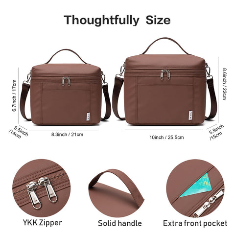 NOL bag worn crossbody during commute demonstrating hands-free convenience