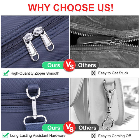 NOL padded handle detail with reinforced stitching for comfortable carrying and durability