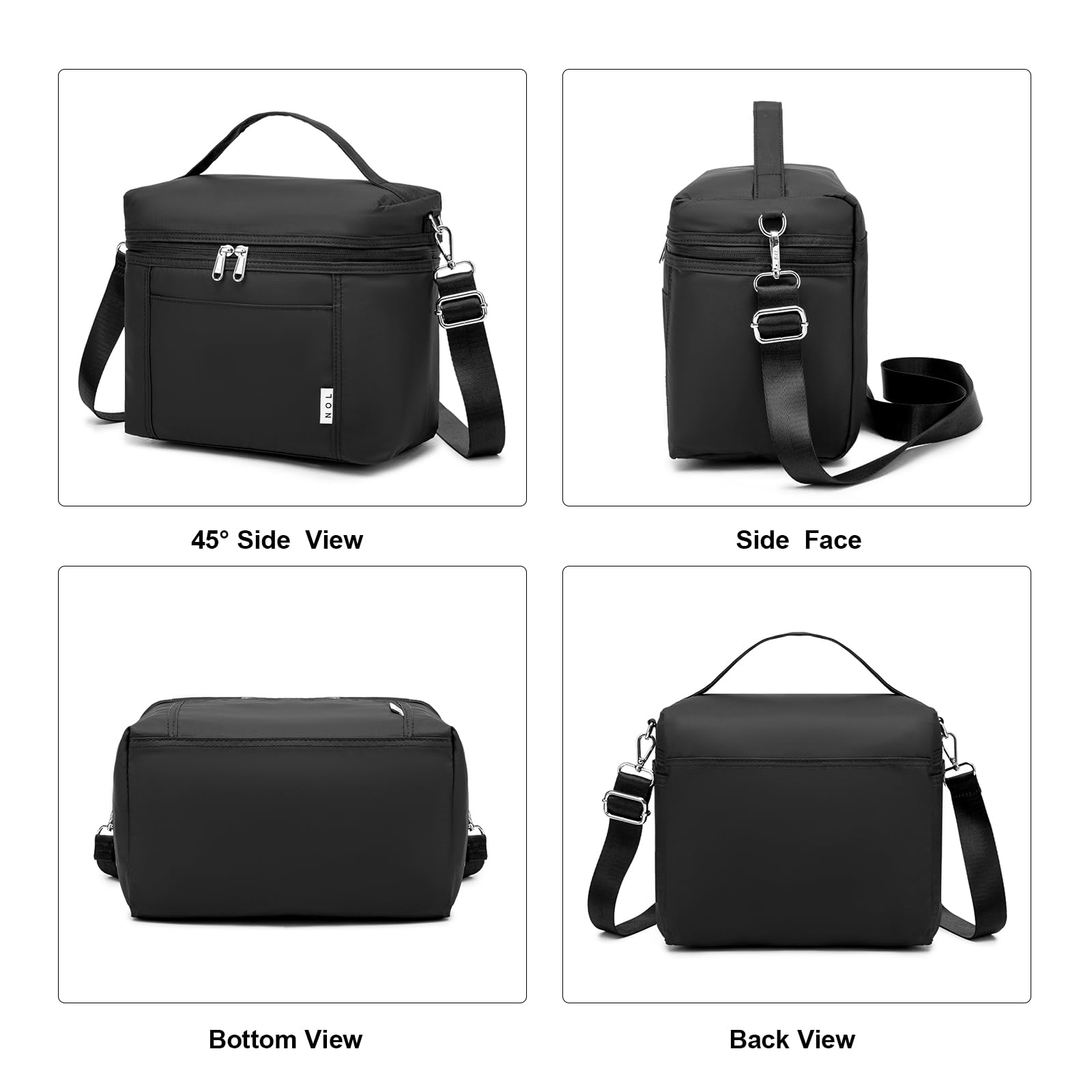NOL office lifestyle use showing commuter carrying lunch bag for work