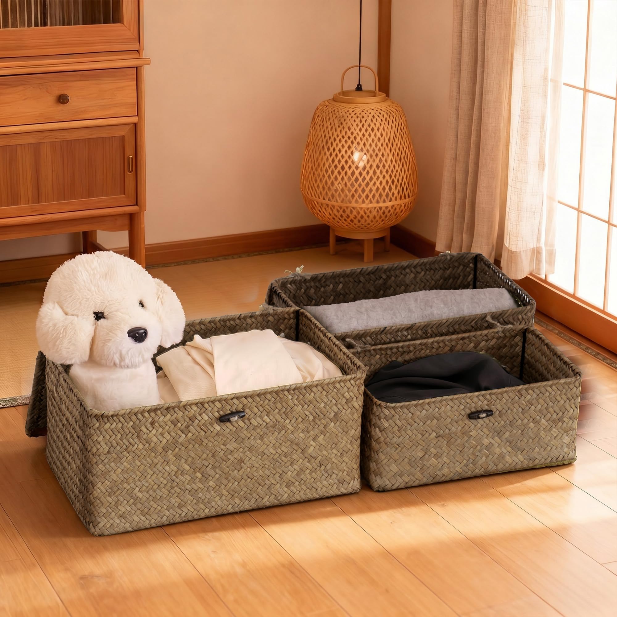 Nonam gift-wrapped basket set presented as a thoughtful housewarming benefit