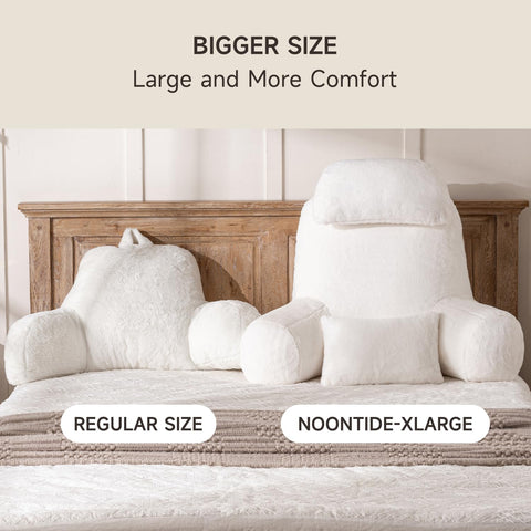 NOONTIDE adjustable neck roll positioned for head support demonstrating customizable comfort
