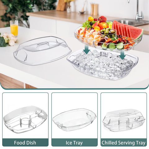 Norar close-up dip holder and forks showing organized serving convenience