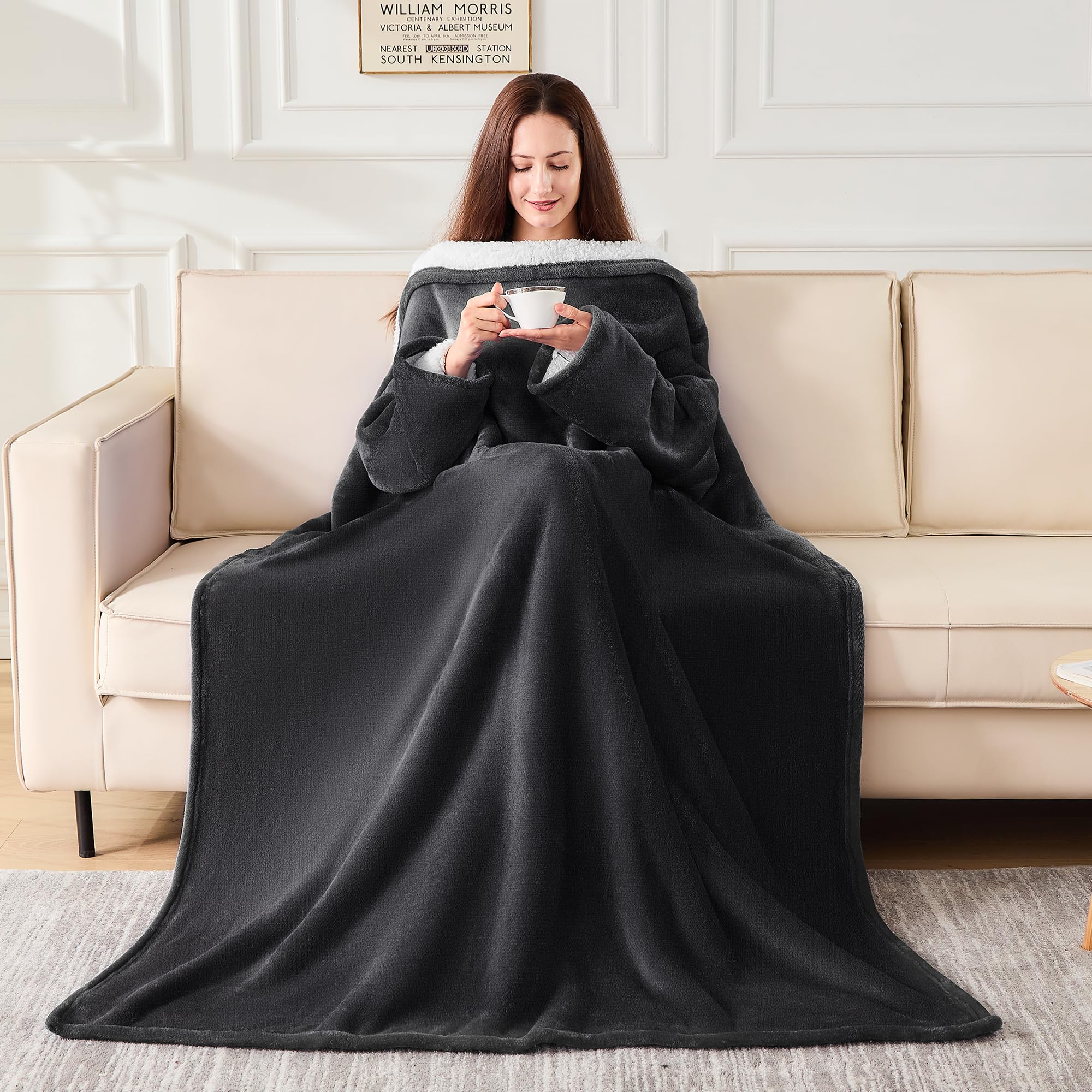 NORD ECO sherpa lining close-up highlighting plush texture and insulating warmth