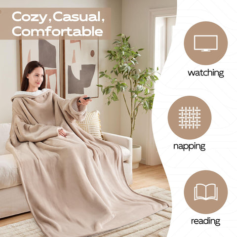NORD ECO lifestyle on couch with user reading showcasing hands-free comfort