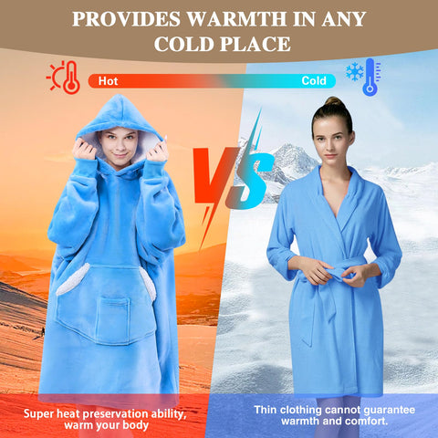 NORD ECO size scale with person to illustrate one-size, knee-length coverage