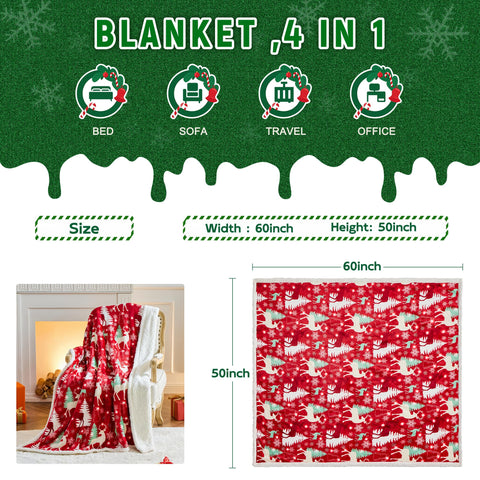 NORD ECO neatly folded throw ready for gifting, convenient and attractive present