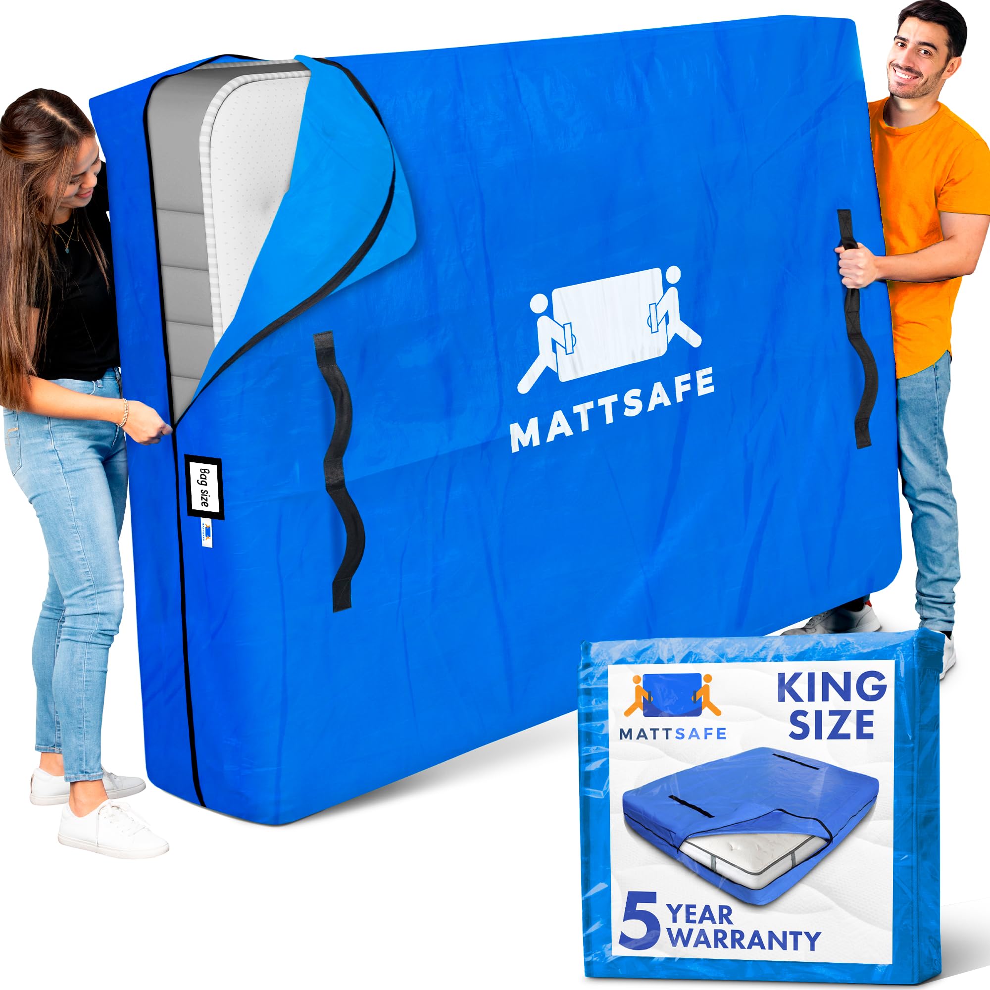 Nordic Elk front packaging view showing durable king mattress protection benefit