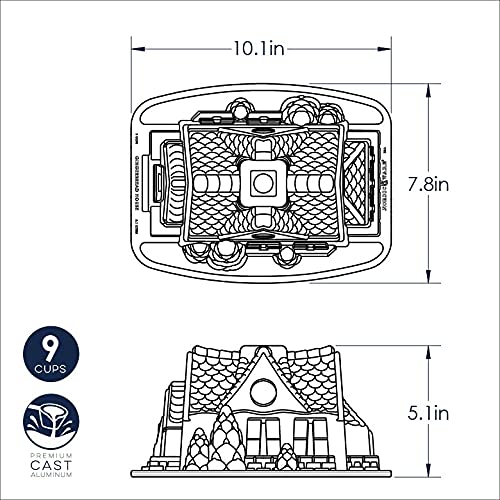 Nordic Ware packaging label made in USA showing quality and origin benefit