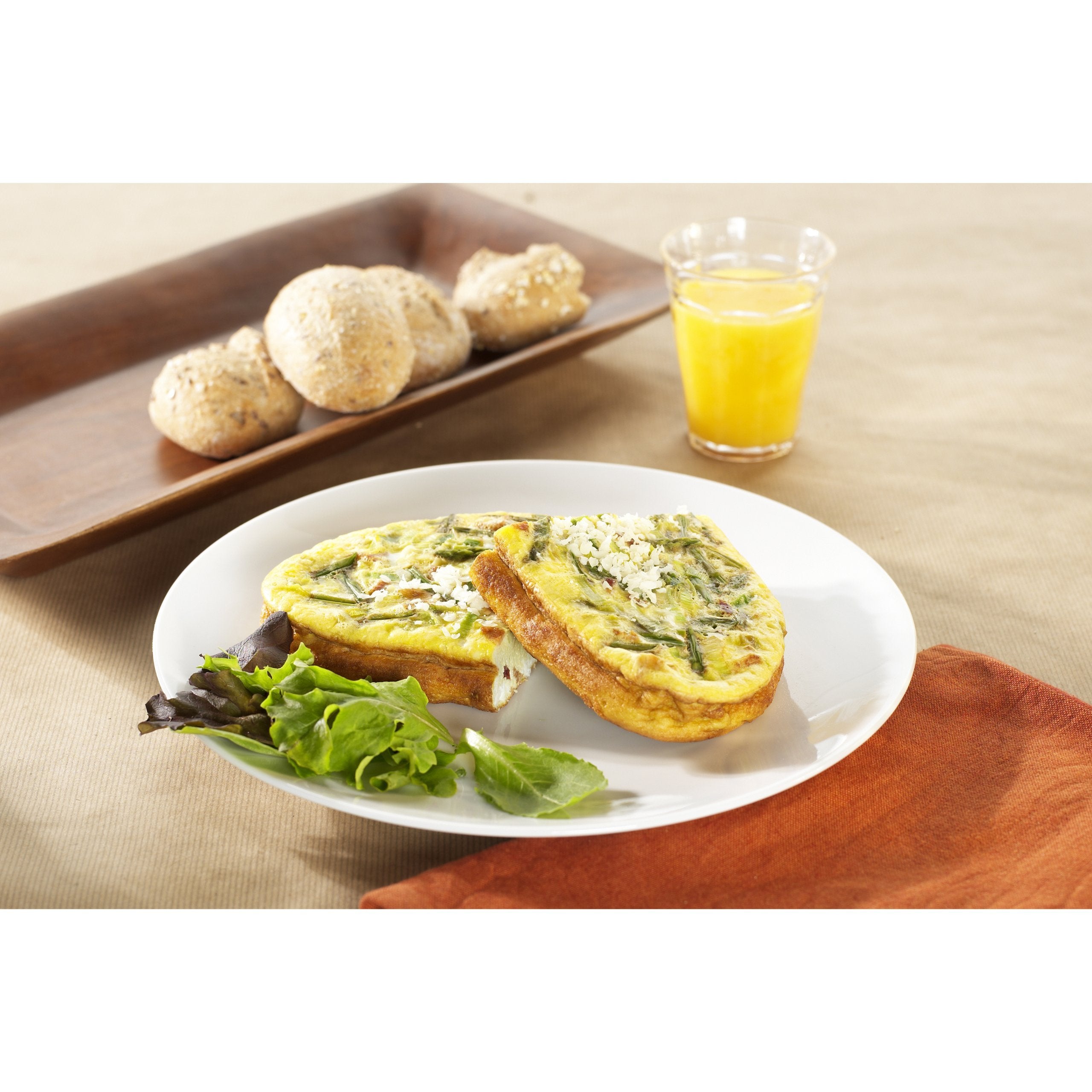 Nordic Ware open top view with eggs and vegetables, efficient two‑side cooking