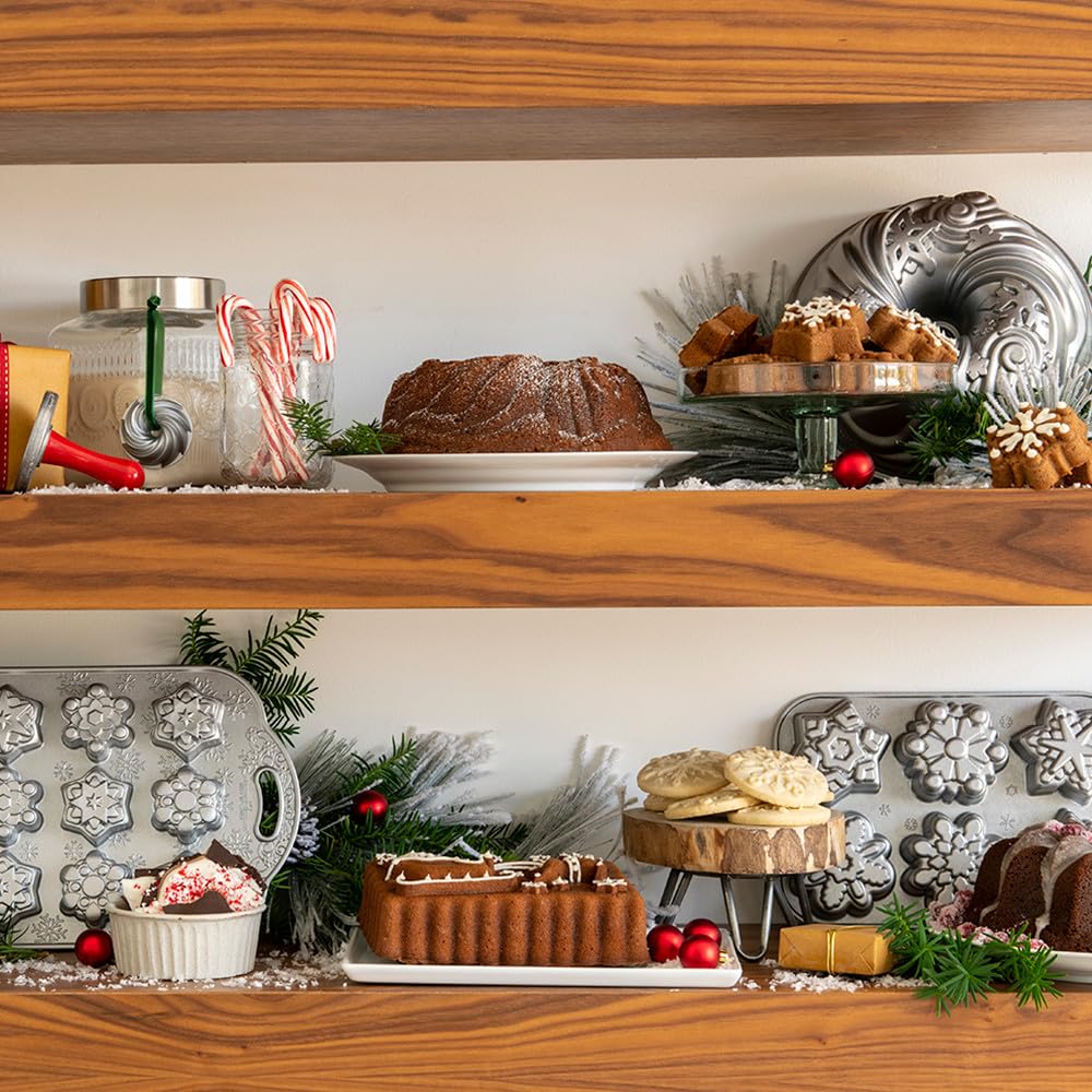 Nordic Ware Bundt in kitchen setting suggesting festive serving and entertaining use