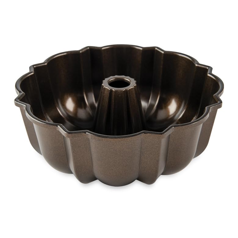 Nordic Ware lifestyle image of Bundt pan on counter illustrating everyday home baking