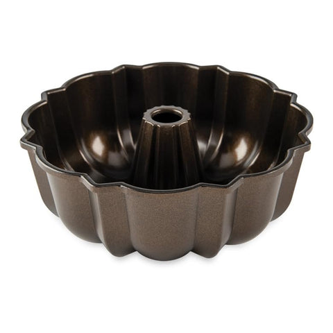 Nordic Ware lifestyle image of Bundt pan on counter illustrating everyday home baking